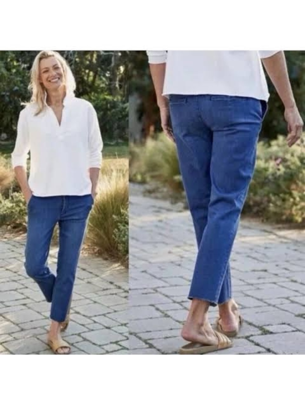 Frank & Eileen Wicklow Raw Hem Crop Jeans